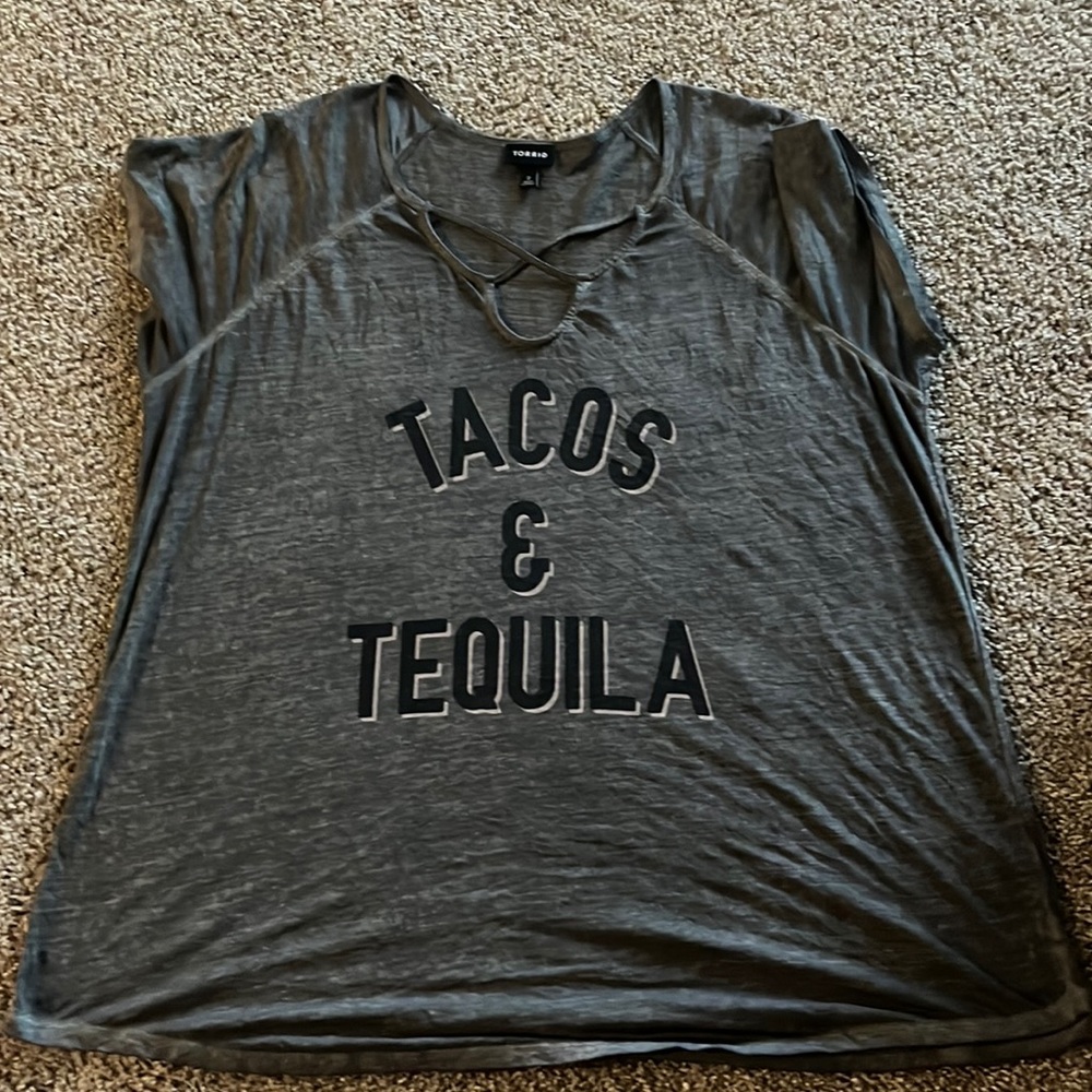 Torrid T Shirt Tacos and Tequila Plus Size
